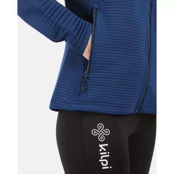  Dámska fleece mikina KILPI TANALI-W 1L0202KI TMAVO MODRÁ 