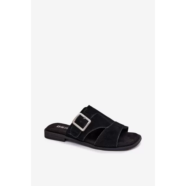  Dámske šľapky BIG STAR SHOES TT274477 BLACK 
