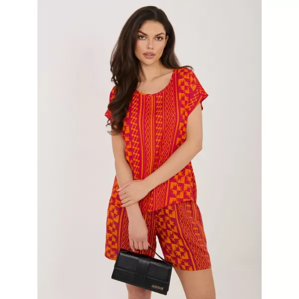  Dámske tričko SUBLEVEL D73771AG10978AA ORANGE 