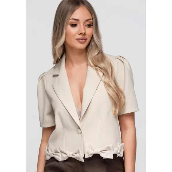  Dámska bunda OMBRE OW-BL-E0002 BEIGE 