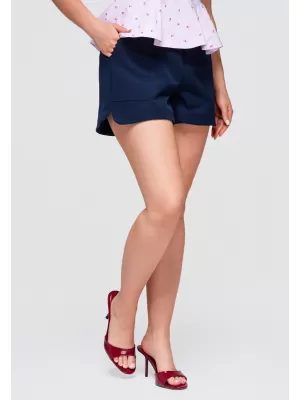Dámske kraťasy OMBRE OW-ST-E0009 NAVY BLUE