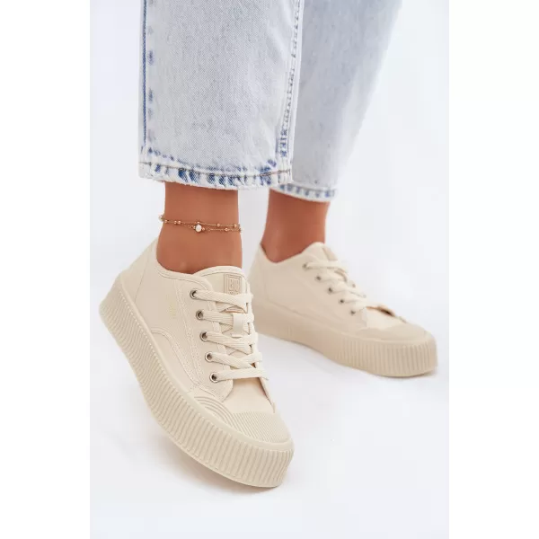  Dámske tenisky BIG STAR SHOES TT274271 BEIGE 