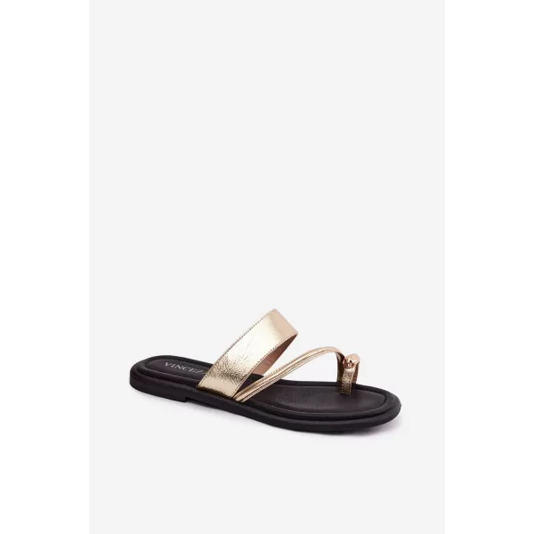  Dámske šľapky VINCEZA 66939 GOLD 
