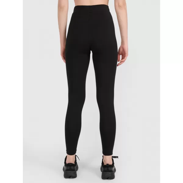  Dámske legíny 4F WMM00TTIGF296 DEEP BLACK 