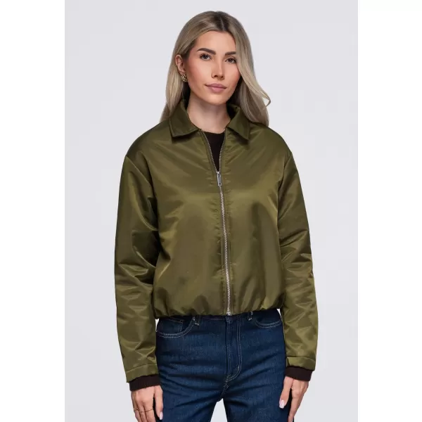  Dámska bunda OMBRE OW-JT-E0003 KHAKI 