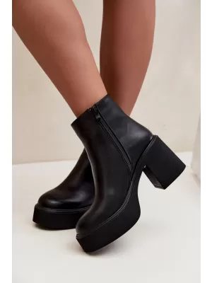 Dámske členkové topánky BOTO 5303 BLACK