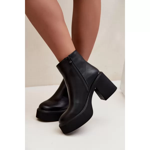  Dámske členkové topánky BOTO 5303 BLACK 