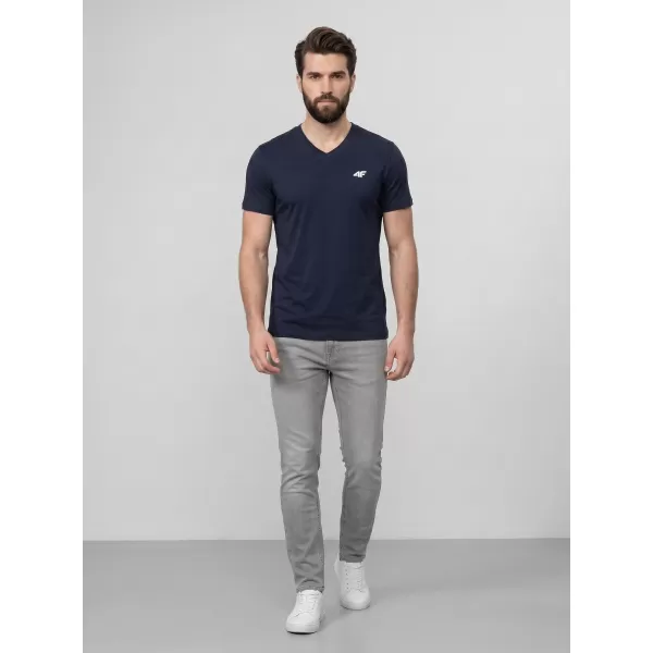  Pánske tričko 4F WMM00TTSHM3339 NAVY 