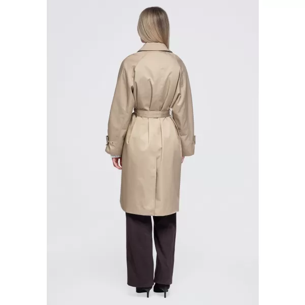  Dámsky kabát OMBRE OW-CT-E0002 BEIGE 