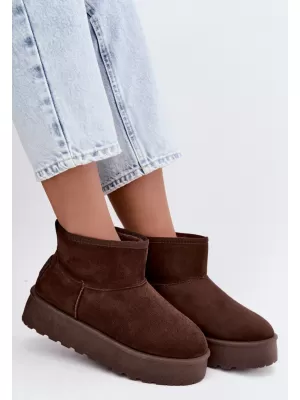 Dámske topánky BIG STAR SHOES UU274223 BROWN/BEIGE SHADOWS