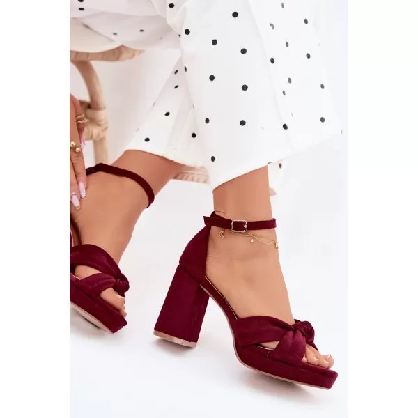  Dámske sandále BOTO P-1444 RED 