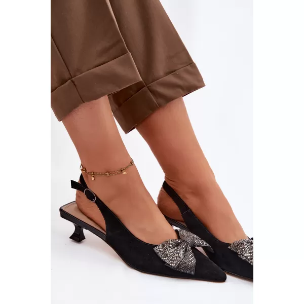  Dámske sandále D&A 42761-19 BLACK 
