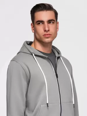 Pánska mikina OMBRE OM-SSBZ-0272 GREY