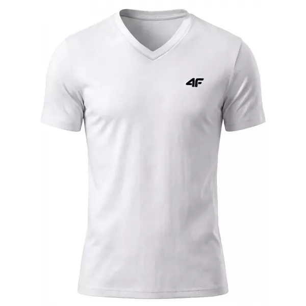  Pánske tričko 4F WMM00TTSHM3339 WHITE 