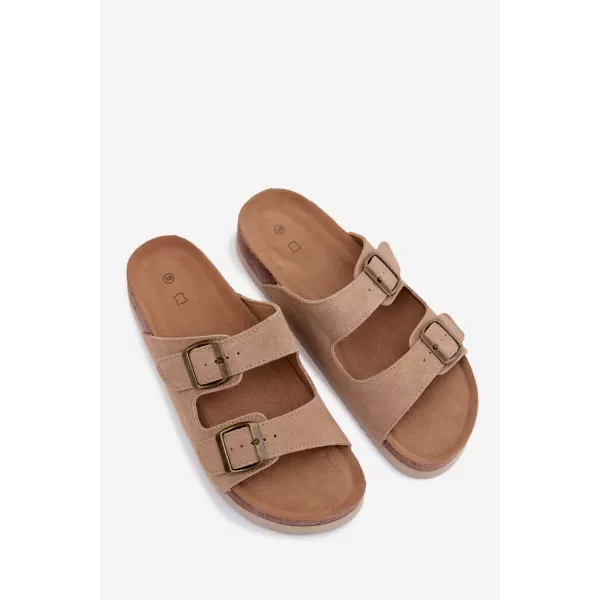  Dámske šľapky BOTO 2832 KHAKI 