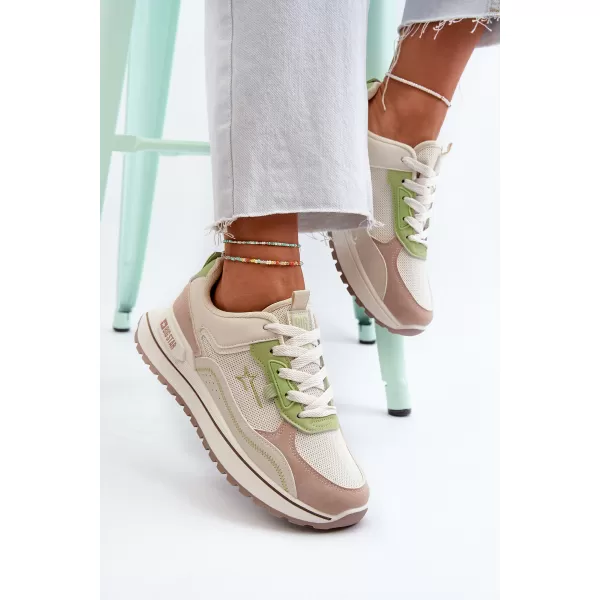  Dámske tenisky BIG STAR SHOES NN274A091 BEIGE 