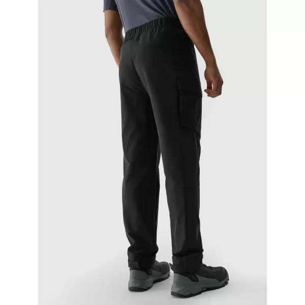 Pánske nohavice 4F WAW25TTROM1251 DEEP BLACK 