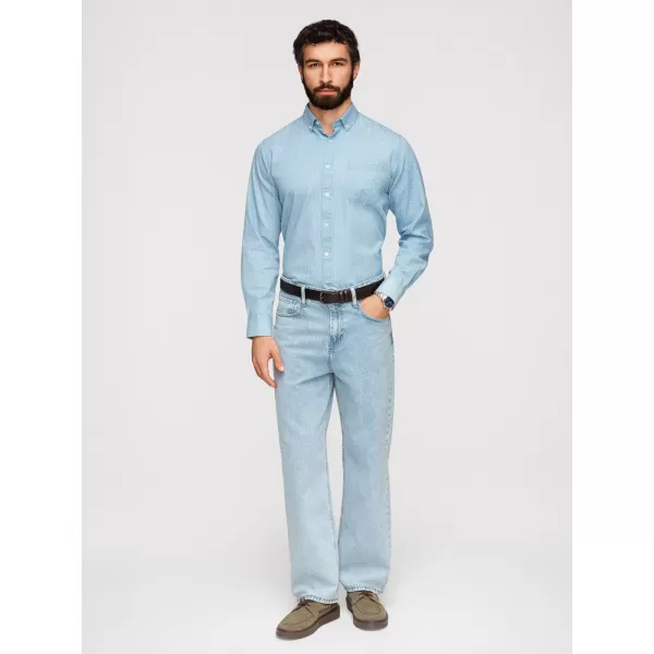  Pánska košeľa OMBRE K702 LIGHT BLUE 
