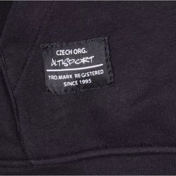  Pánska mikina ALTISPORT NP/ALMST44001 BLACK OPAL 