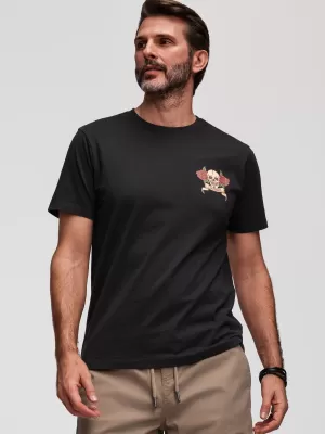 Pánske tričko OMBRE OM-TSPT-0257 BLACK