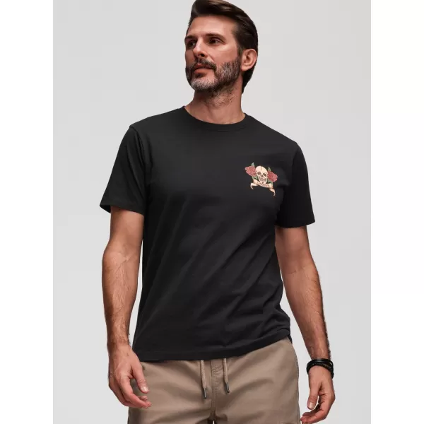  Pánske tričko OMBRE OM-TSPT-0257 BLACK 