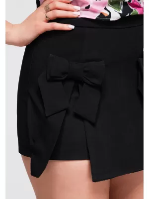 Dámske kraťasy OMBRE OW-ST-E0013 BLACK