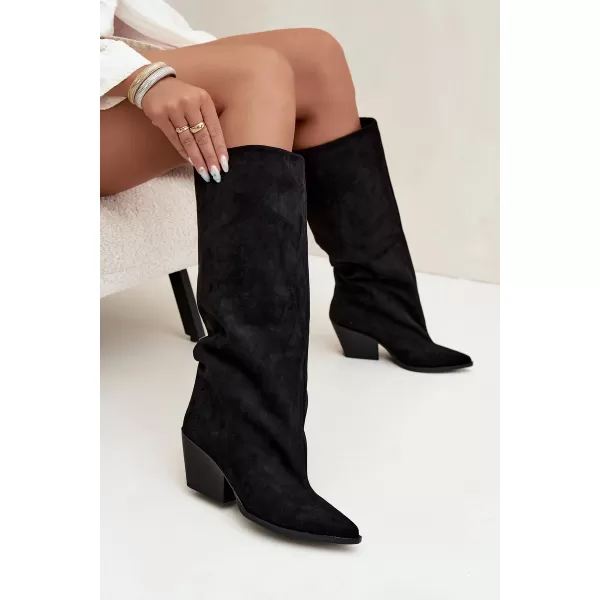  Dámske čižmy BOTO 2579A-1 BLACK 