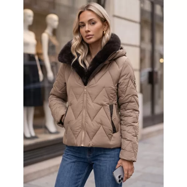  Dámska bunda DSTREET TY6085 KHAKI 