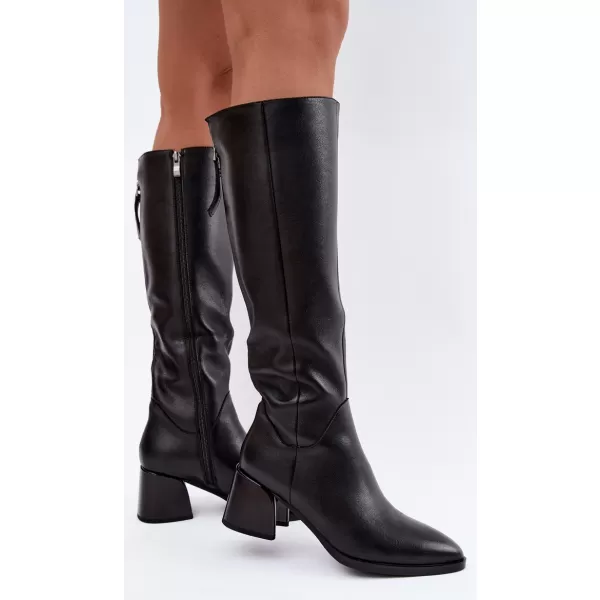  Dámske čižmy D&A JC62-1069 BLACK 