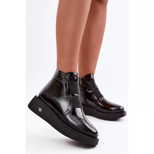  Dámske členkové topánky ARTIKER 55C0820 BLACK 