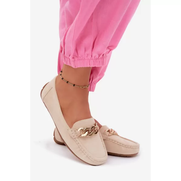  Dámske mokasíny BOTO XA011 BEIGE 
