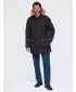 Pánska parka OMBRE OM-JALJ-0310 BLACK