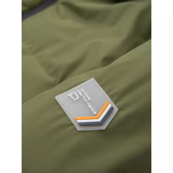  Pánska zimná prešívaná bunda OMBRE OM-JAHP-0305 OLIVE 
