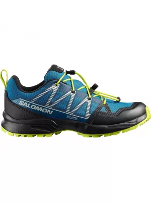 Detské topánky SALOMON OUTSCAPE WATERPROOF L49212500 MYKONOS BLUE/BLACK/ACID LIME