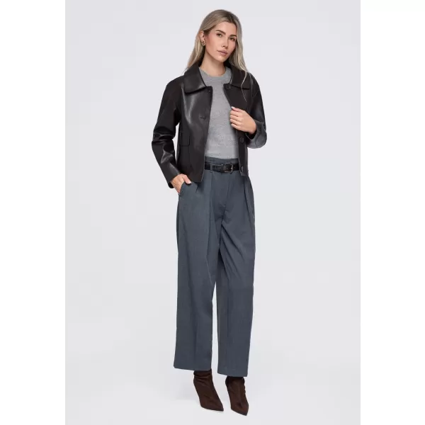  Dámska bunda OMBRE OW-JT-E0005 BROWN 