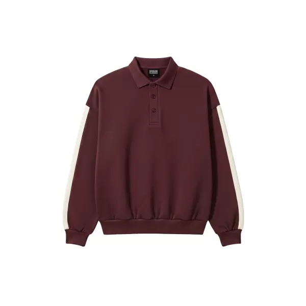  Pánske tričko s golierom URBAN CLASSICS TB8595-01151 CHERRY 