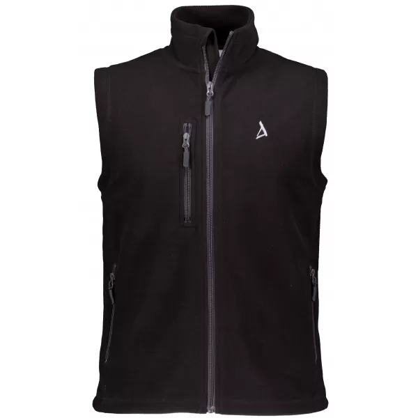  Pánska fleece vesta ALTISPORT ALM002525 ČIERNA 