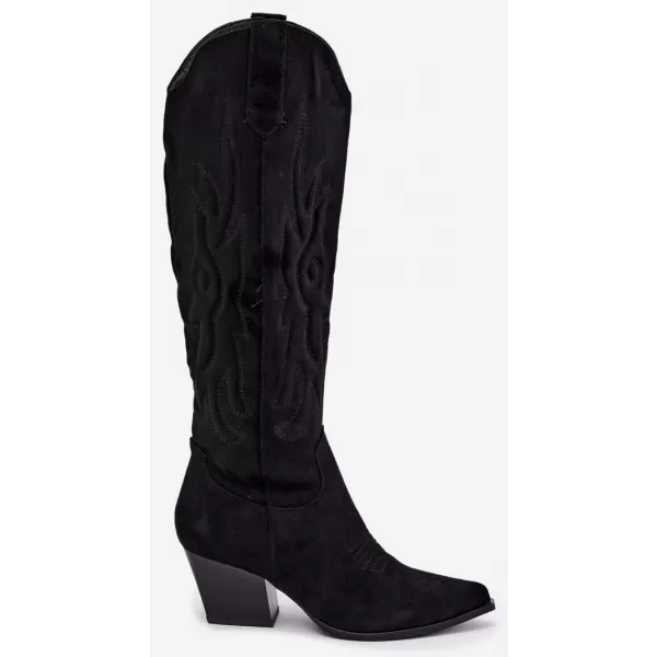  Dámske čižmy BOTO 9697A-1 BLACK 