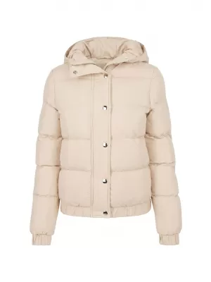 Dámska prešívaná bunda URBAN CLASSICS TB8714-02903 WHITE SAND