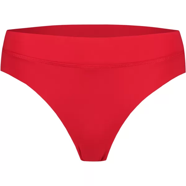 Dámske bikiny - spodný diel NORDBLANC ETHEREAL NBSSS8241 ČERVENÁ 