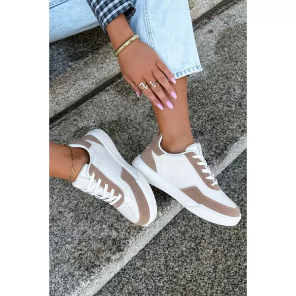  Dámske tenisky BIG STAR SHOES UU274275 WHITE/BEIGE 