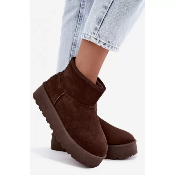  Dámske topánky BIG STAR SHOES UU274223 BROWN/BEIGE SHADOWS 