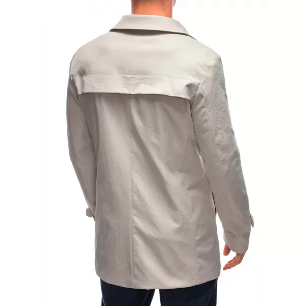  Pánsky kabát EDOTI C570 LIGHT BEIGE 