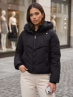 Dámska bunda DSTREET TY6082 ČIERNA