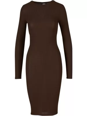 Dámske šaty URBAN CLASSICS TB1340 BROWN