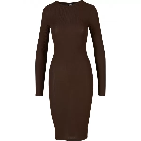  Dámske šaty URBAN CLASSICS TB1340 BROWN 