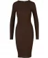 Dámske šaty URBAN CLASSICS TB1340 BROWN