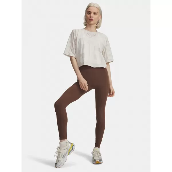  Dámske legíny UNDER ARMOUR SEAMLESS COTTON LEGGING 6010166-230 HNEDÁ 