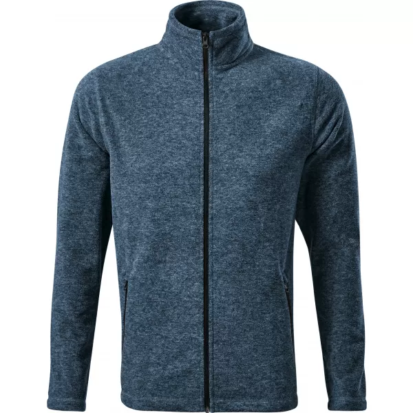  Pánska micro fleece mikina MALFINI FACTOR 852 TMAVÝ DENIM MELÍR 