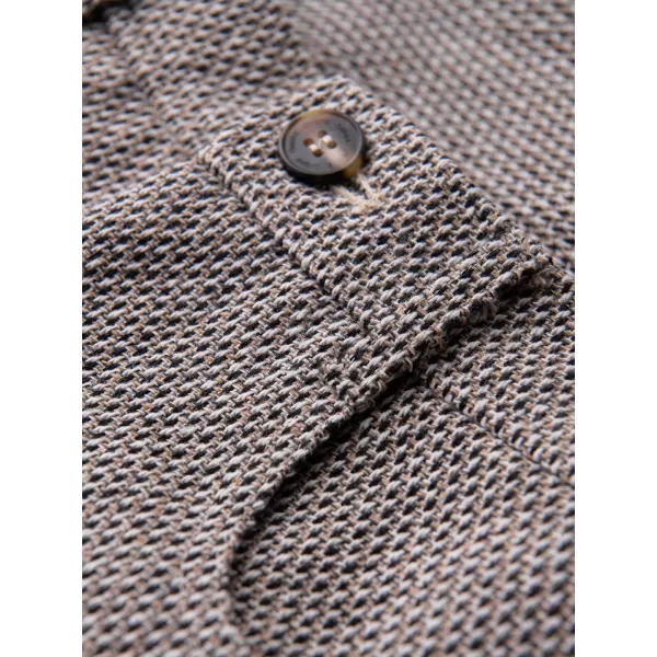  Pánske kraťasy OMBRE OM-SRCS-0189 BROWN MELANGE 
